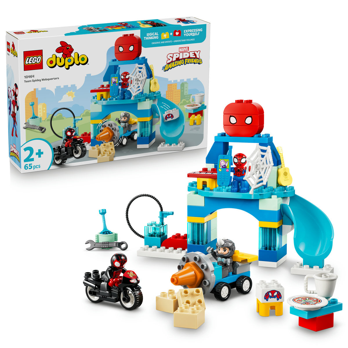 LEGO DUPLO Marvel Spidey Webquarters Building Set 10464