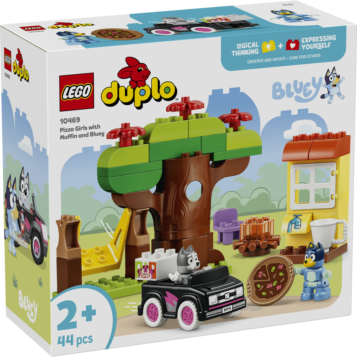 LEGO DUPLO Bluey Family House with Bluey and Muffin Building Set 10469