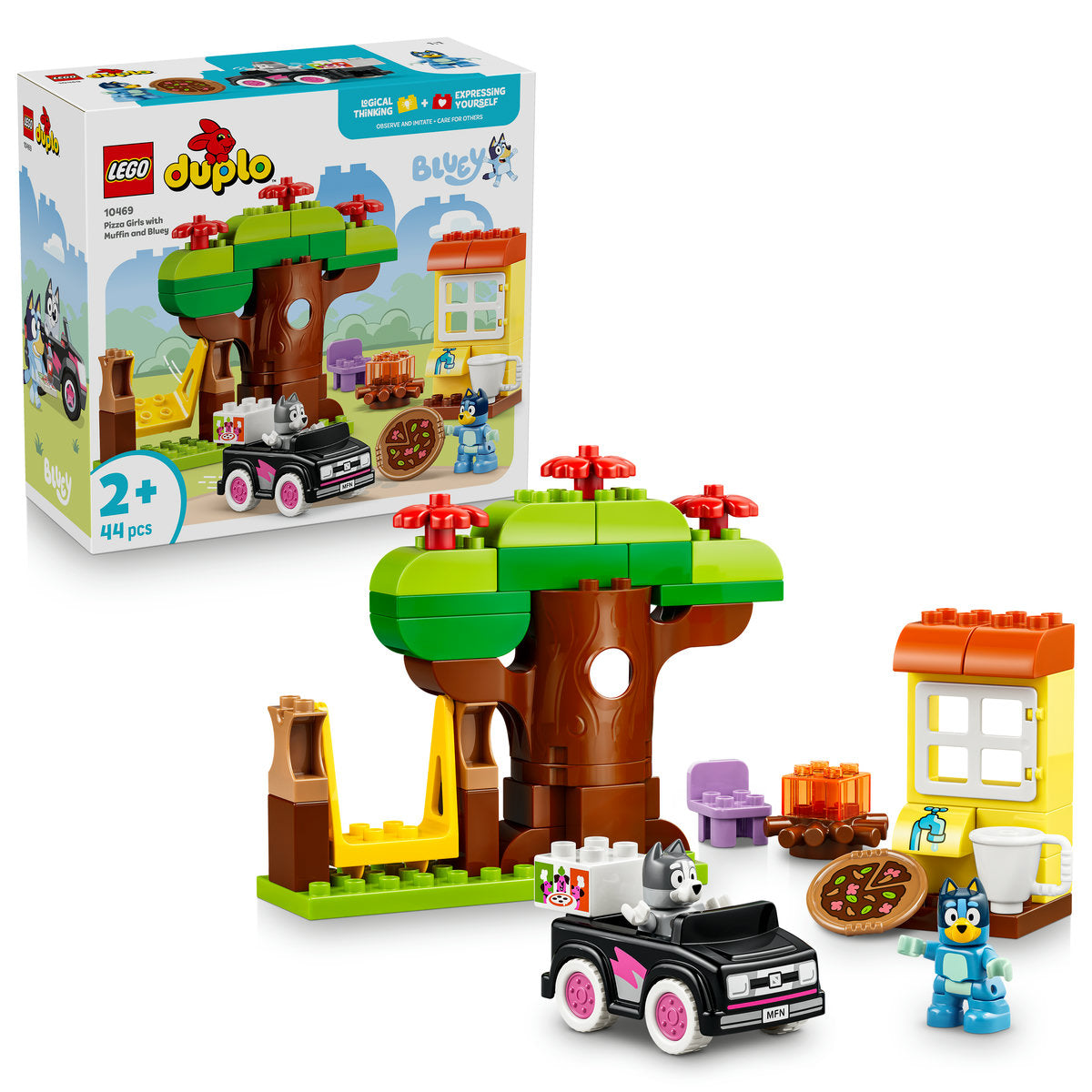 LEGO DUPLO Bluey Family House with Bluey and Muffin Building Set 10469