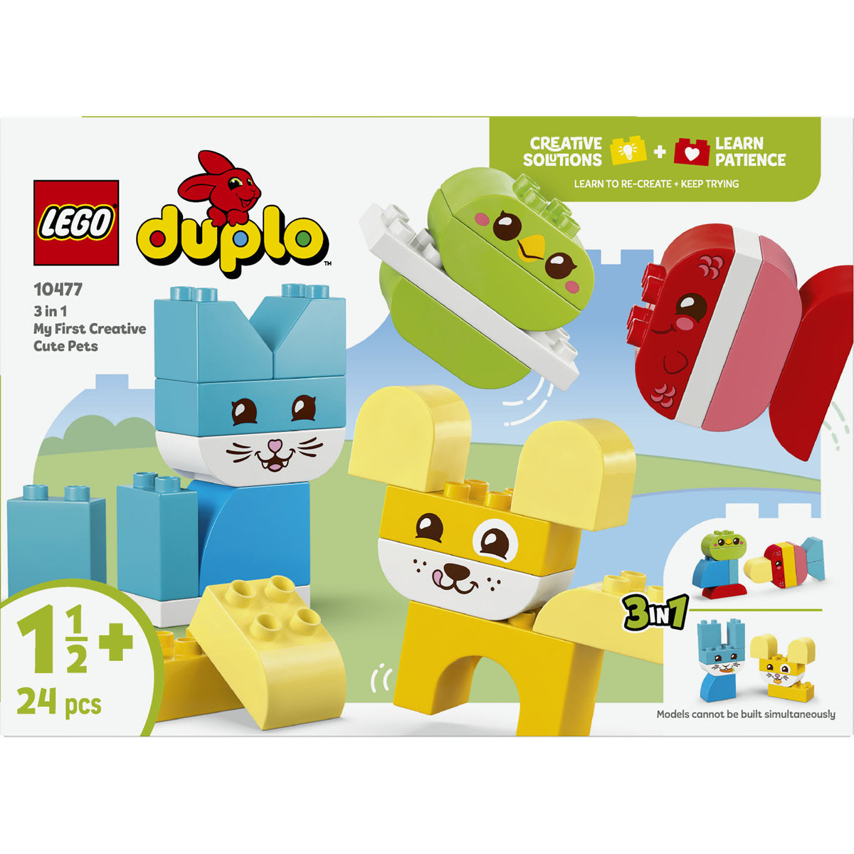 LEGO DUPLO 3 in 1 Creative Cute Pets Playset 10477