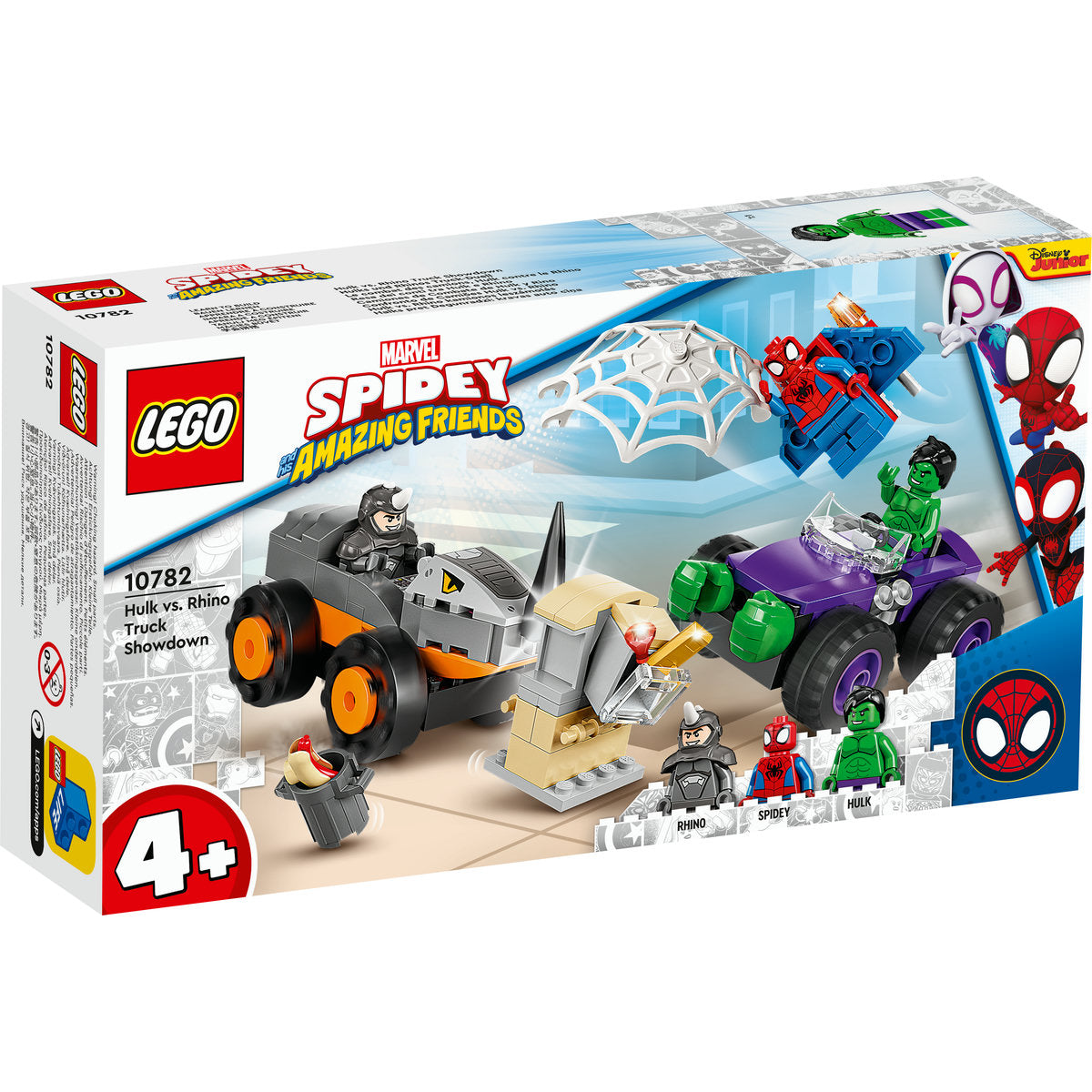 LEGO Marvel Hulk vs. Rhino Truck Showdown 10782