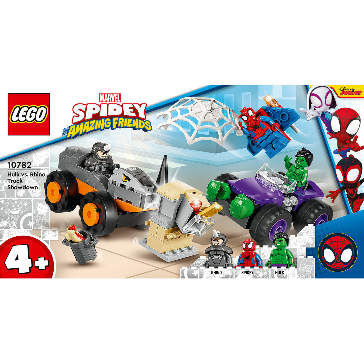 LEGO Marvel Hulk vs. Rhino Truck Showdown 10782