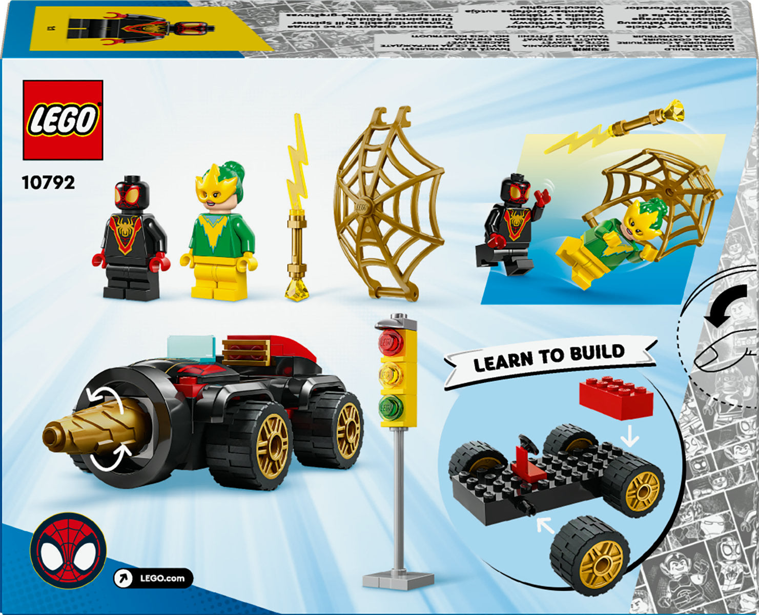 LEGO Marvel Spidey and his Amazing Friends Drill Spinner Vehicle 10792