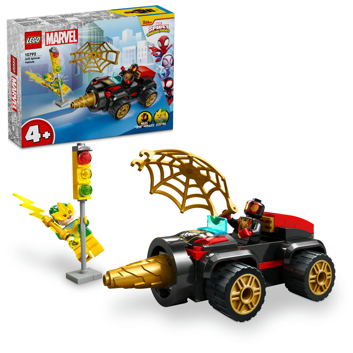 LEGO Marvel Spidey and his Amazing Friends Drill Spinner Vehicle 10792
