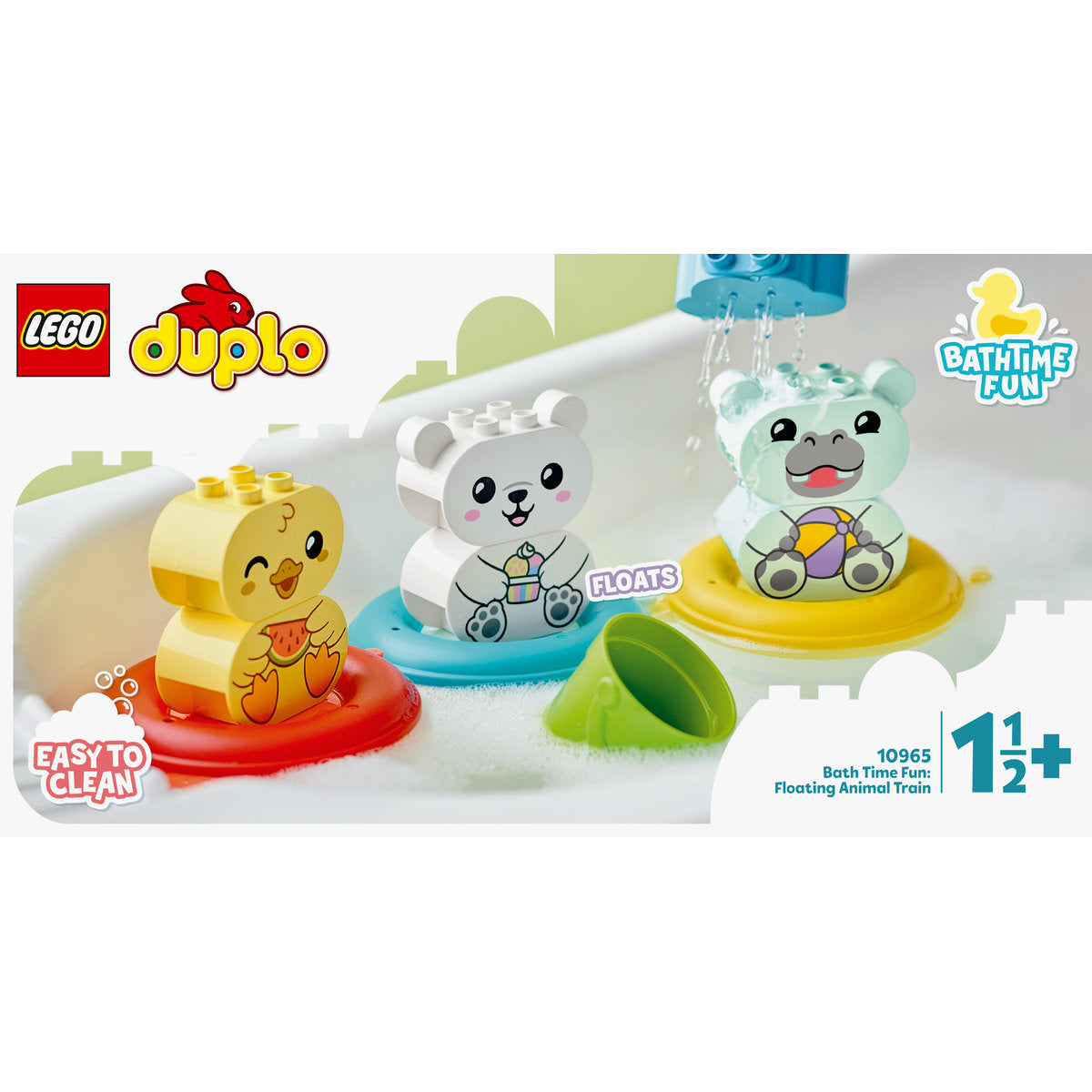 LEGO DUPLO Bath Time Fun: Floating Animal Train 10965