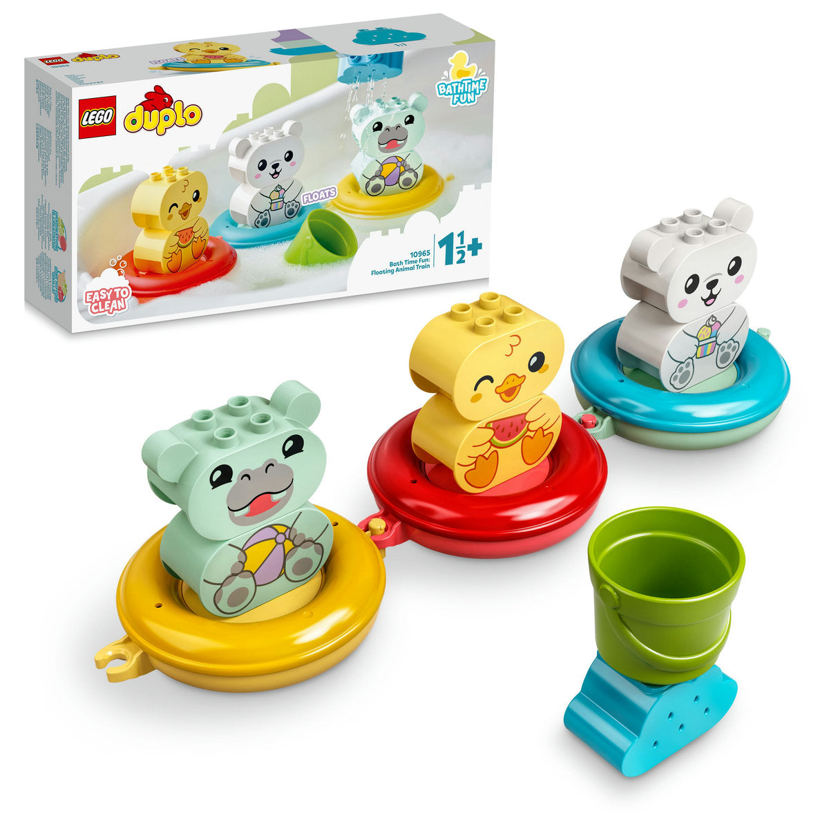 LEGO DUPLO Bath Time Fun: Floating Animal Train 10965