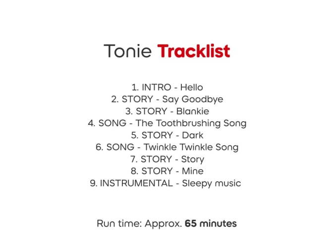 Tonies Bing Bing's Bedtime Audio Character
