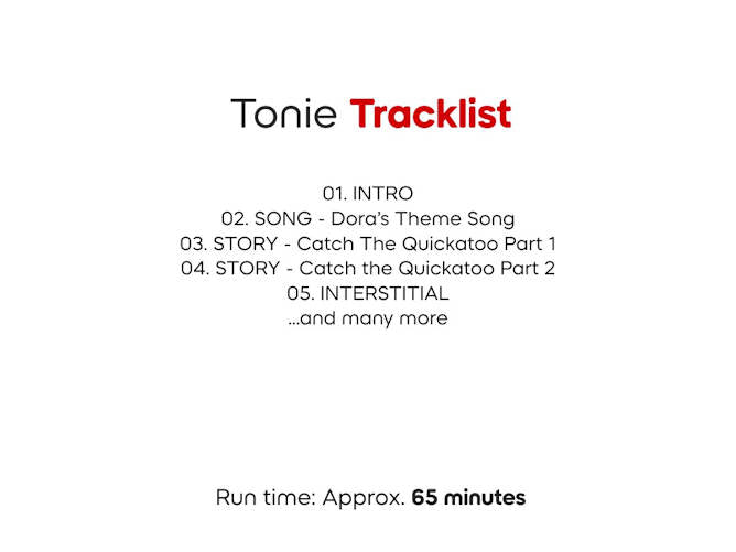 Tonies Dora the Explorer Dora Audio Character