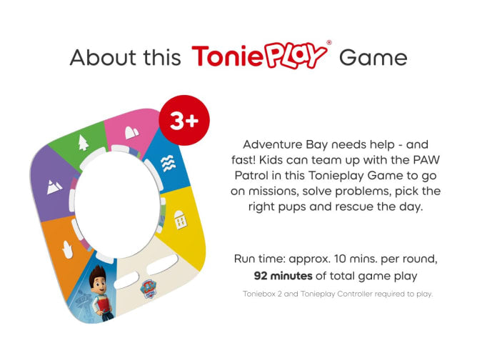 Tonieplay Game - Paw Patrol - Adventure Bay Rescue Heroes
