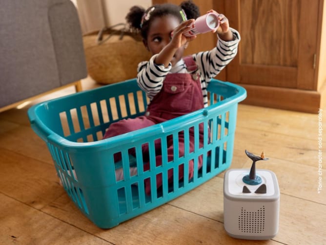 Toniebox 2 Moon Grey Starter Set With Creative Tonie Rubie