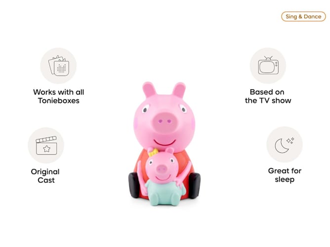 Tonies Peppa Pig The New Baby Audio Character