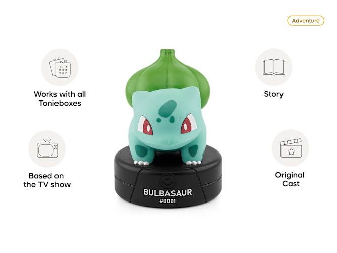 Tonies Pokémon Bulbasaur Audio Character