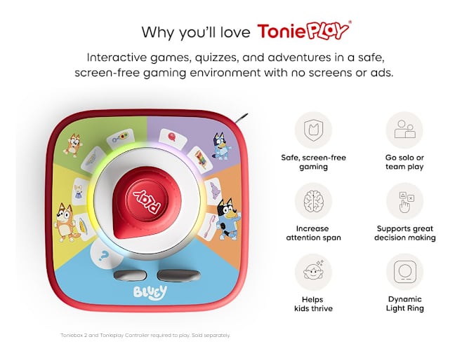 Tonies Tonieplay Bluey A Playful Day with Bluey Interactive Game