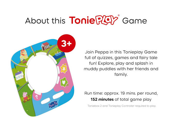 Tonies Peppa Pig Playdate with Peppa Tonieplay Audio Character