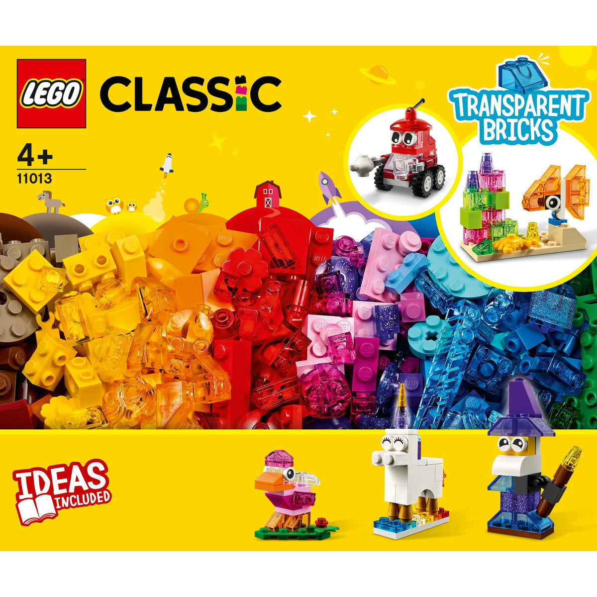 LEGO Classic Creative Transparent Bricks 11013