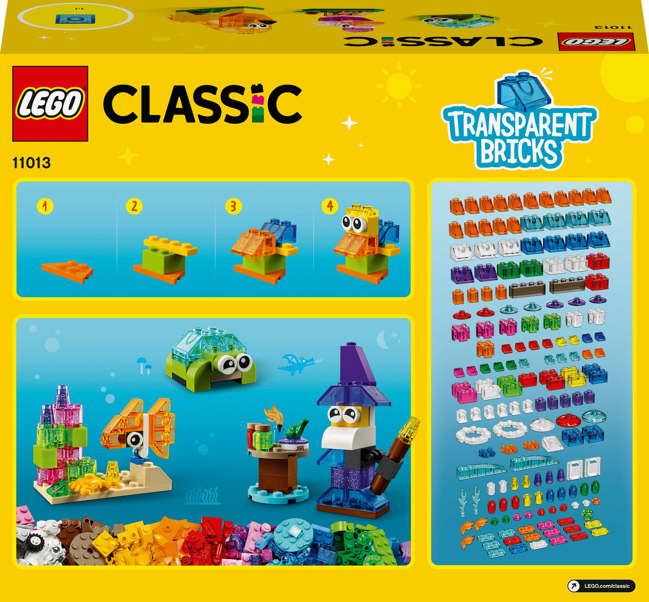 LEGO Classic Creative Transparent Bricks 11013