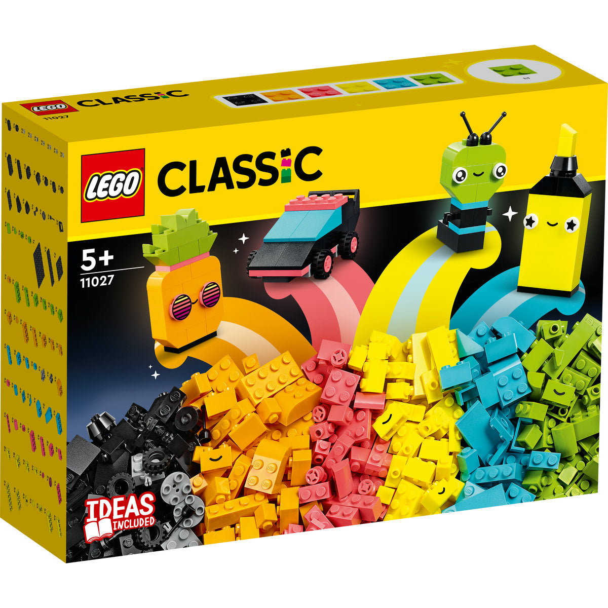 LEGO Classic Creative Neon Fun Toy Bricks Set 11027