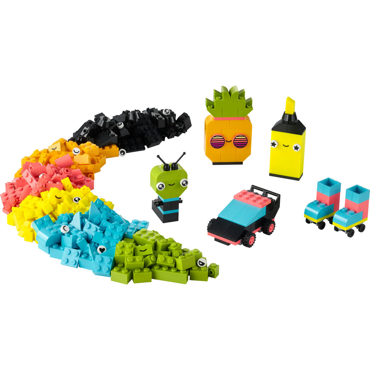 LEGO Classic Creative Neon Fun Toy Bricks Set 11027