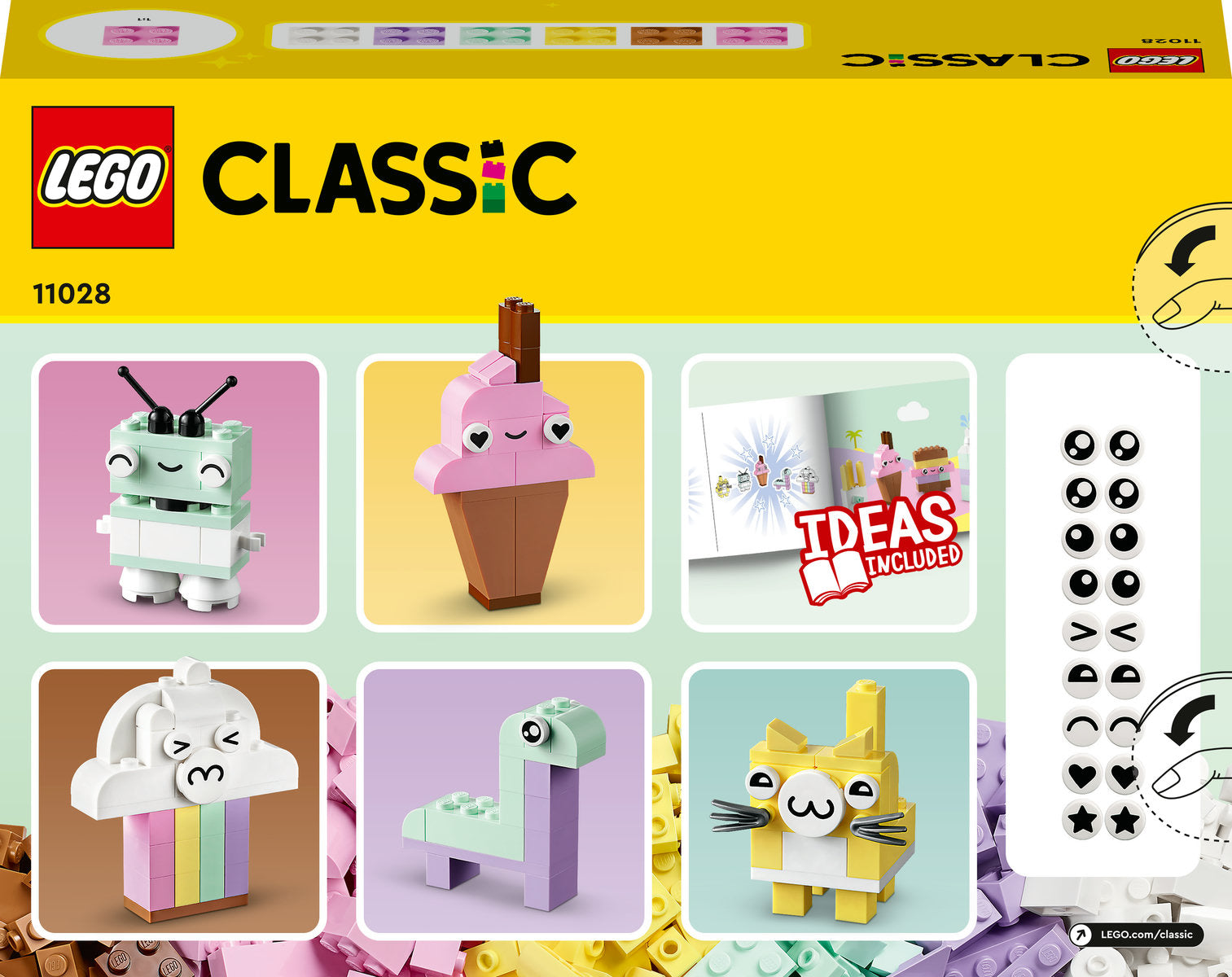 LEGO Classic Creative Pastel Fun Building Toys 11028