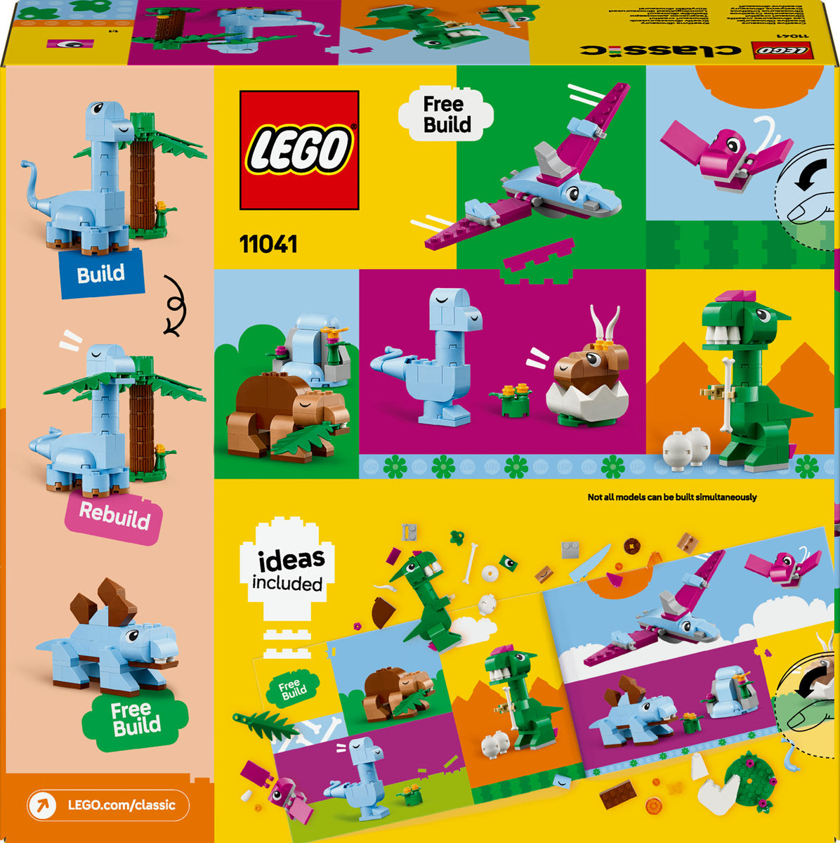 LEGO Classic Creative Dinosaurs Building Toy 11041