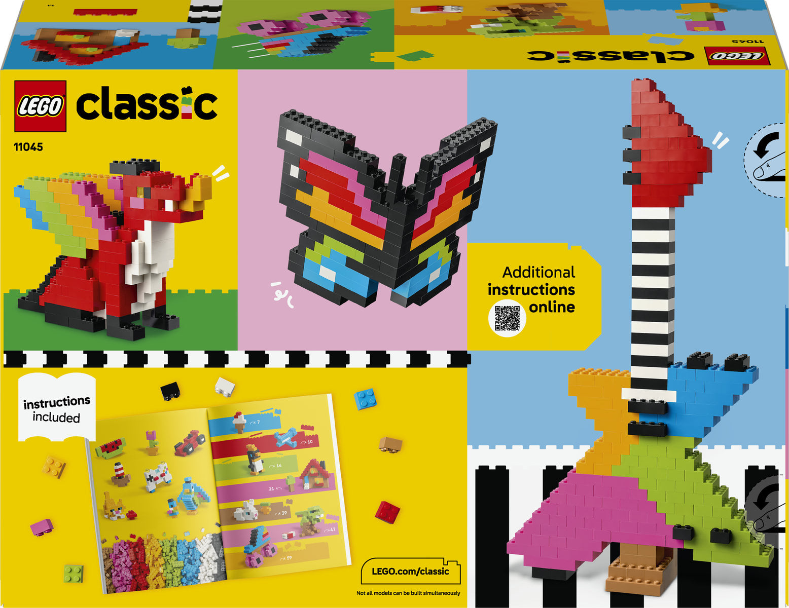 LEGO Classic Creative Colourful Bricks Building Set 11045