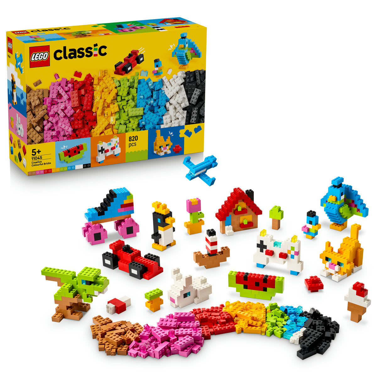 LEGO Classic Creative Colourful Bricks Building Set 11045