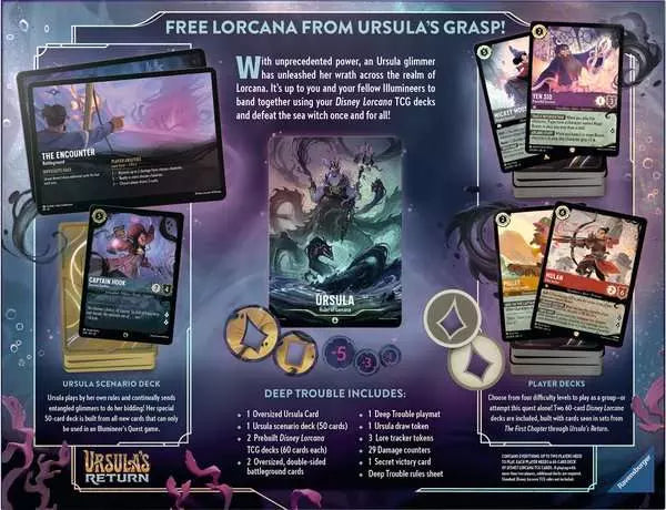 Lorcana Deep Trouble Illumineer's Quest Gift Set 4