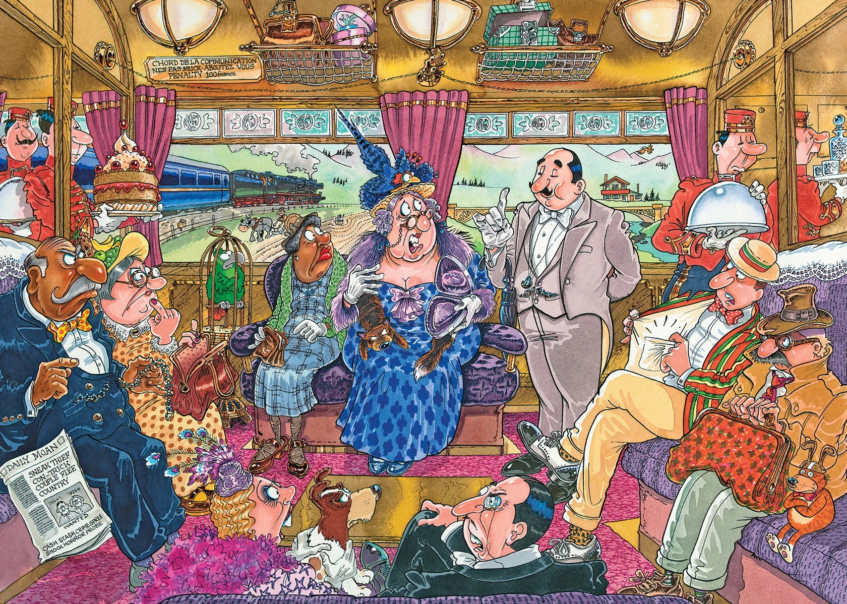 Jumbo Wasgij Retro Mystery 9 Great Train Robbery