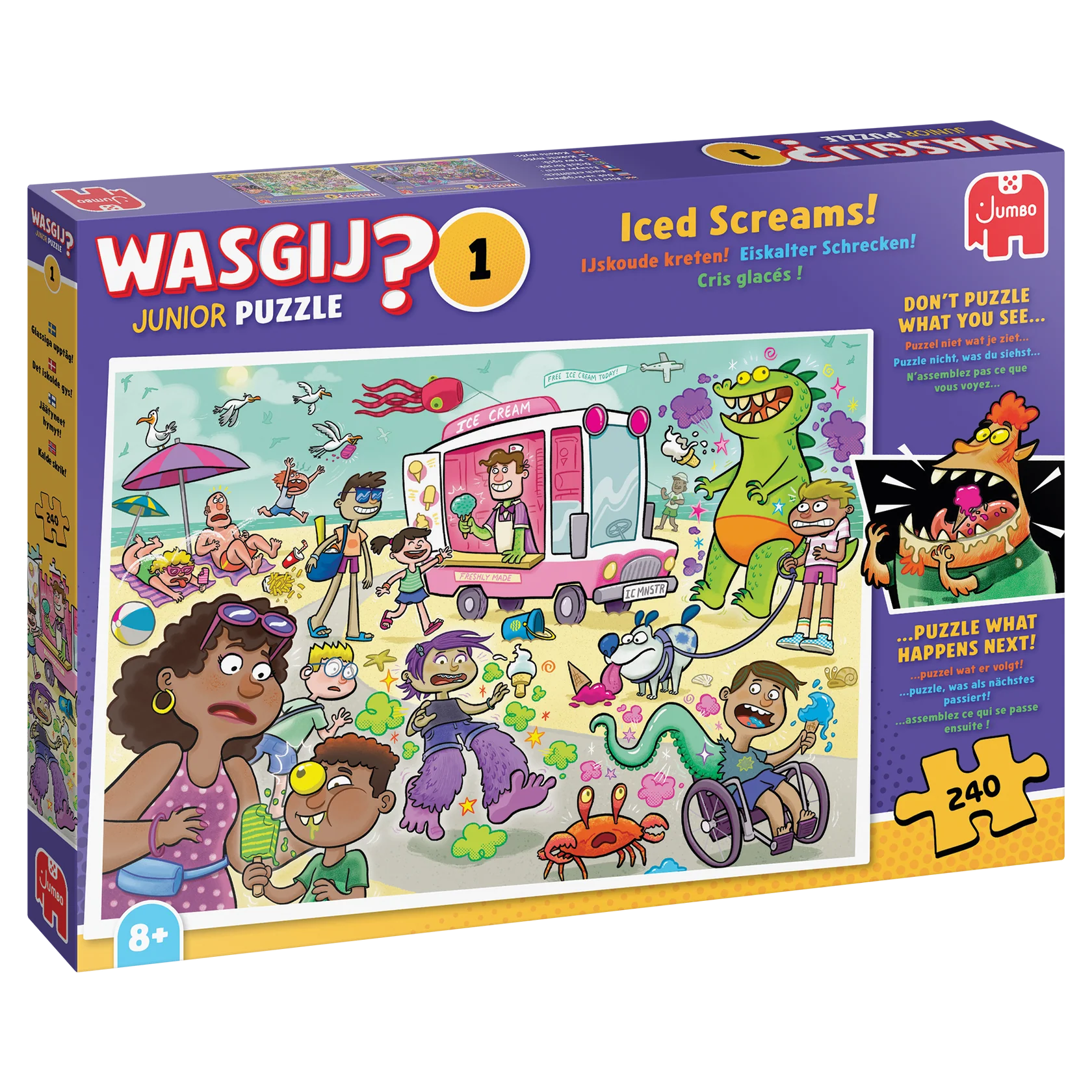 Jumbo Wasgij Junior 1 Iced Screams! 240 Piece Jigsaw Puzzle