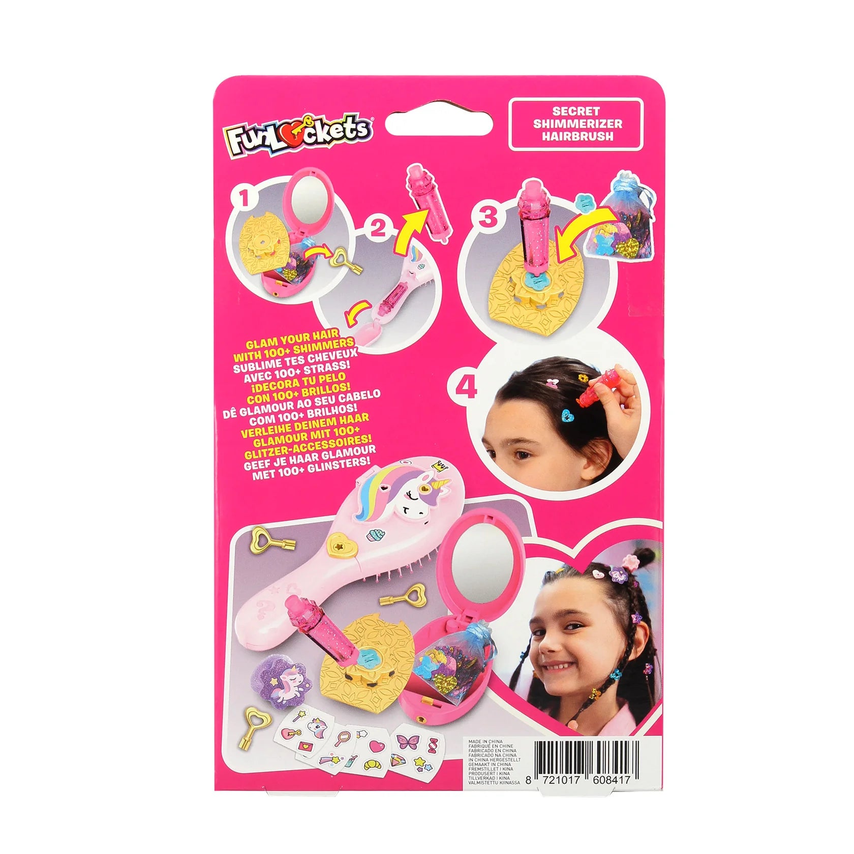 Funlockets Secret Shimmerizer Hair Brush