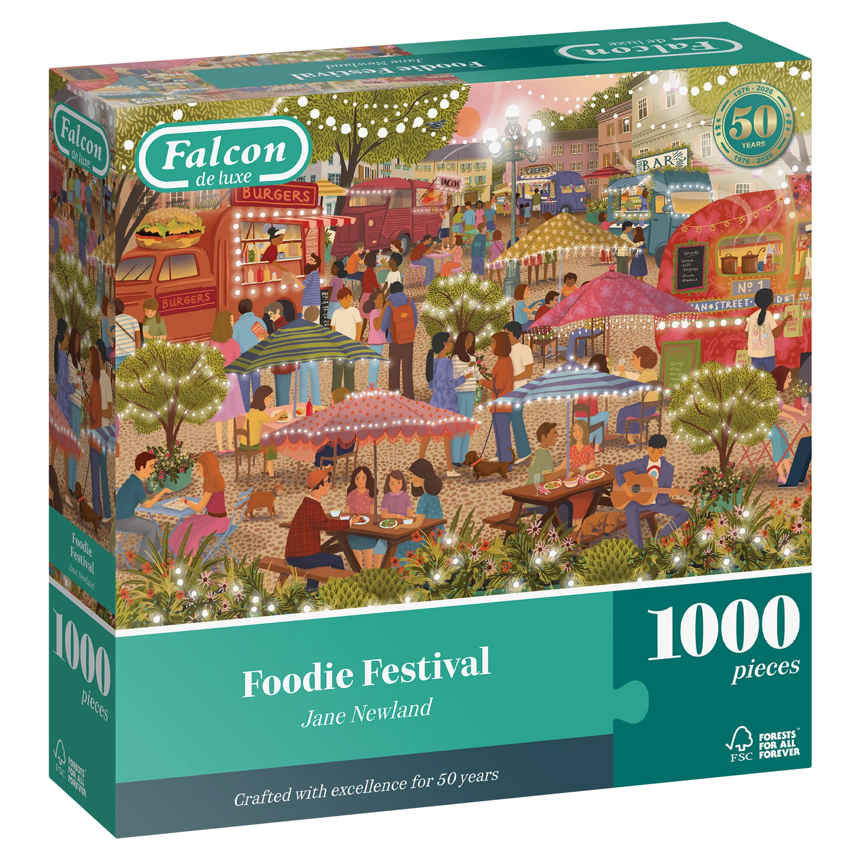 Jumbo Falcon de luxe Foodie Festival 1000 Piece Jigsaw Puzzle