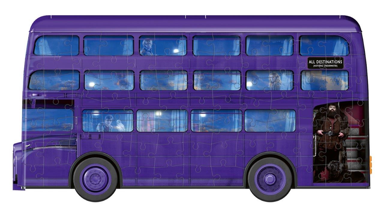 Harry Potter Knight Bus 216pc 3D Puzzle