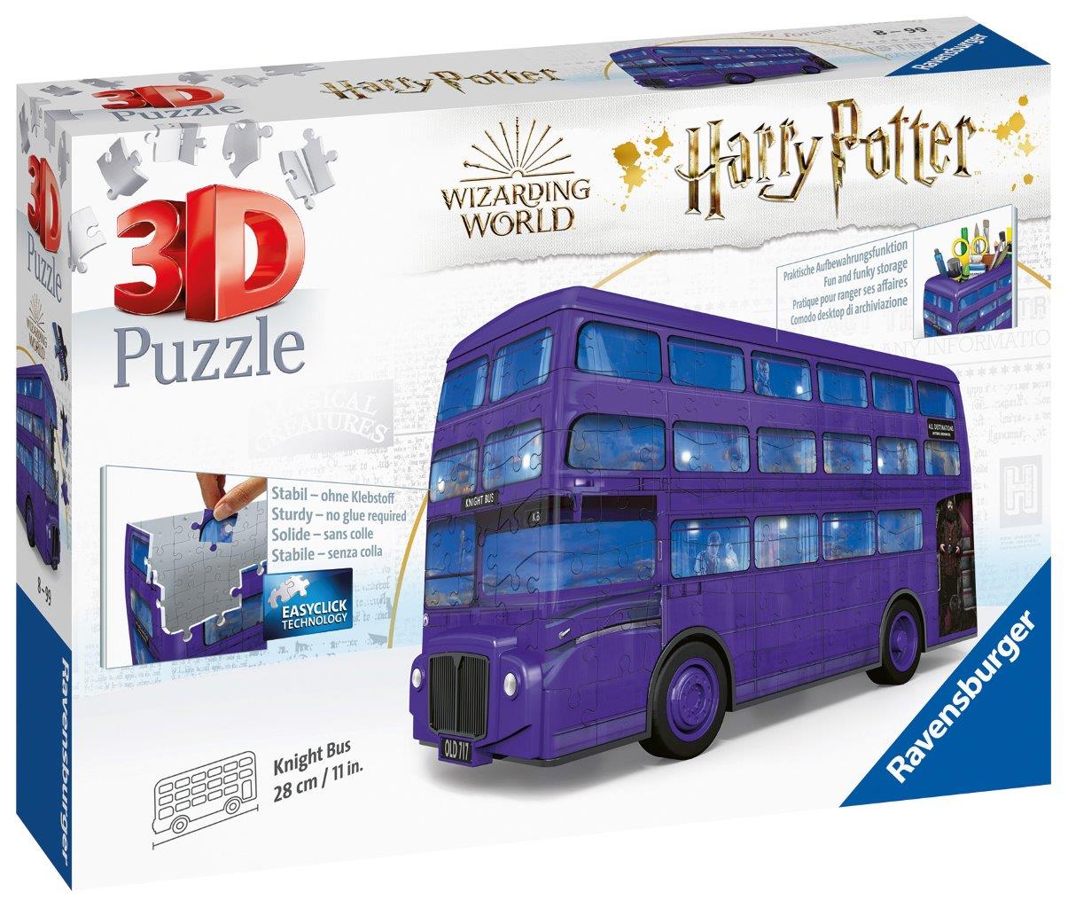 Harry Potter Knight Bus 216pc 3D Puzzle