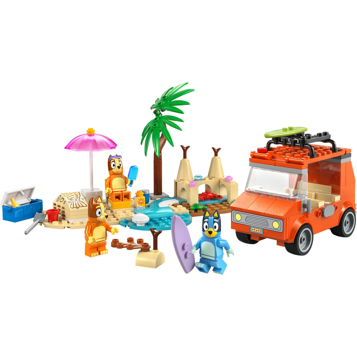 LEGO Bluey: Bluey’s Beach & Family Car Trip 11202