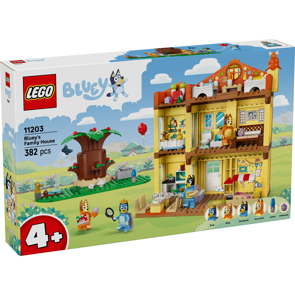 LEGO Bluey: Bluey’s Family House Toy Playset 11203