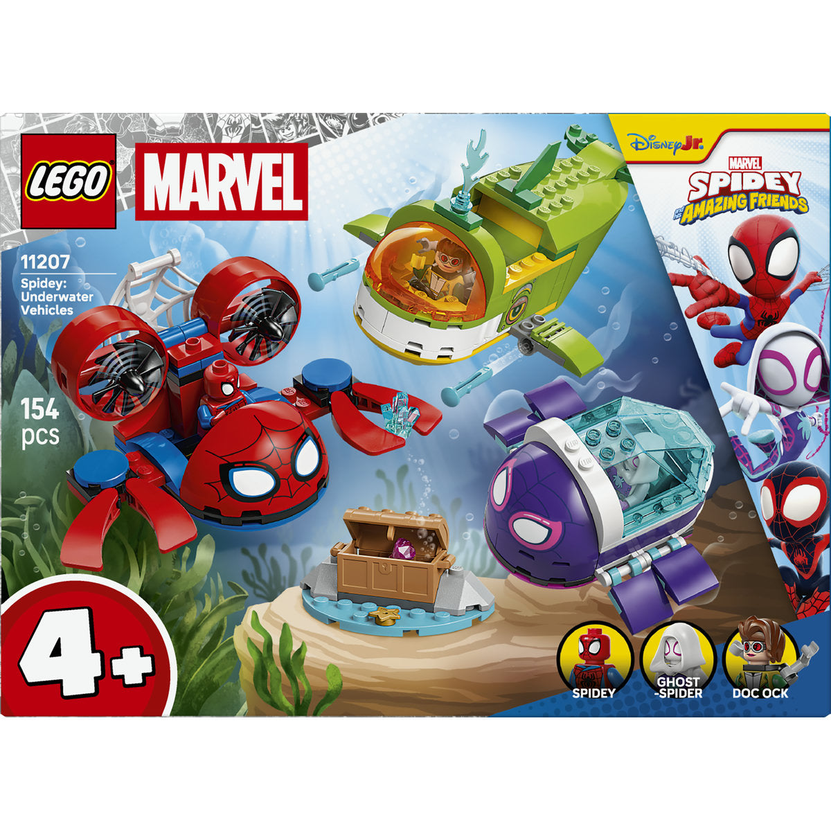 LEGO Marvel Spidey: Underwater Vehicles Set 11207