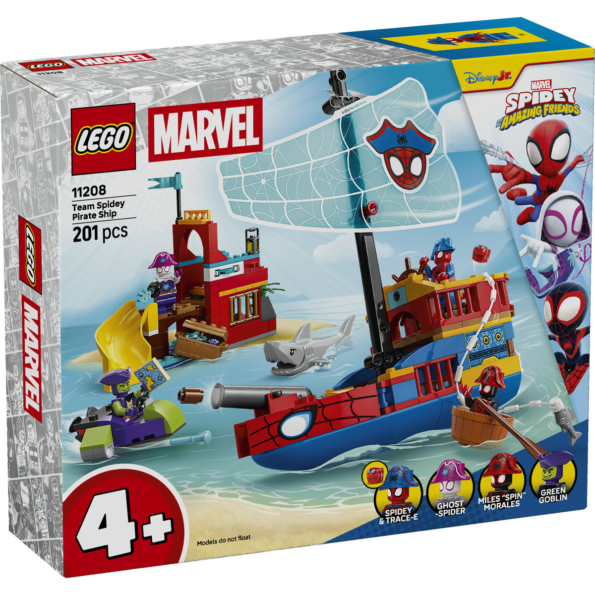 LEGO Marvel Team Spidey Pirate Ship Toy 11208