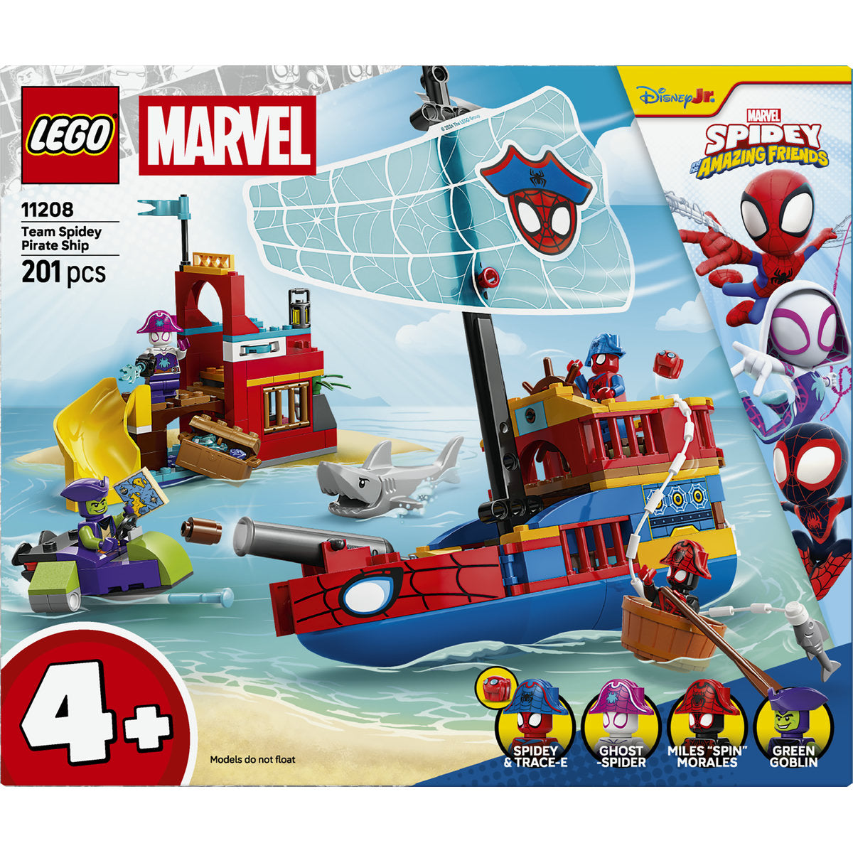 LEGO Marvel Team Spidey Pirate Ship Toy 11208
