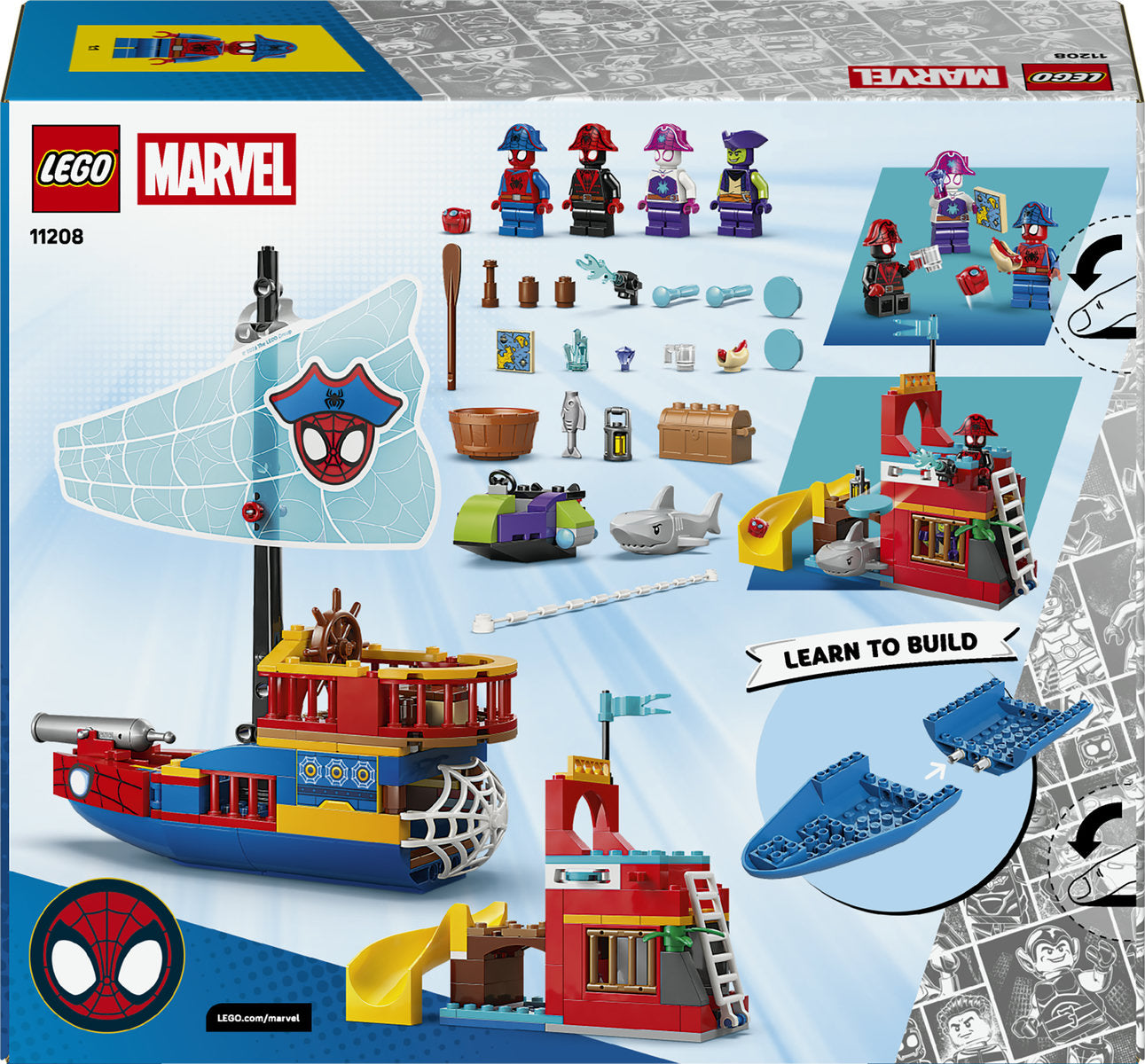 LEGO Marvel Team Spidey Pirate Ship Toy 11208