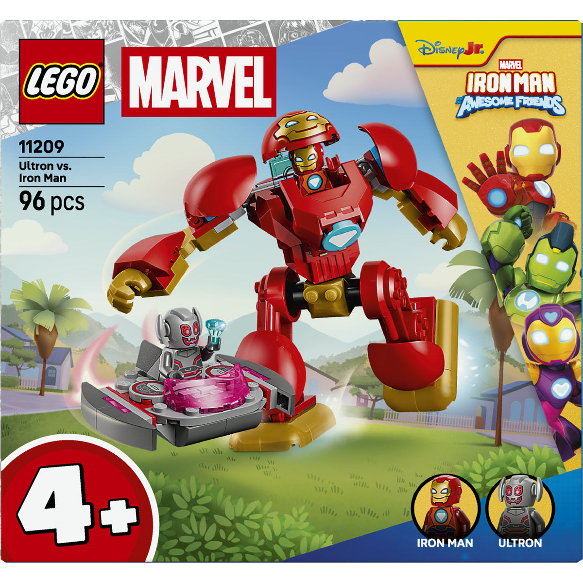 LEGO Marvel Iron Man and His Awesome Friends Ultron Battle Building Set 11209