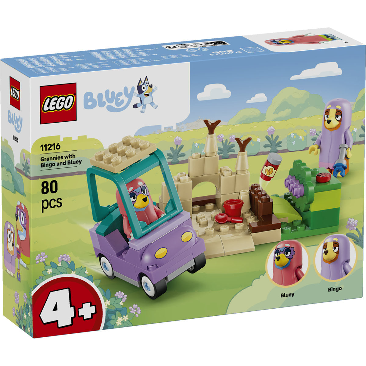 LEGO Bluey Granny's House with Bingo and Bluey Building Set 11216