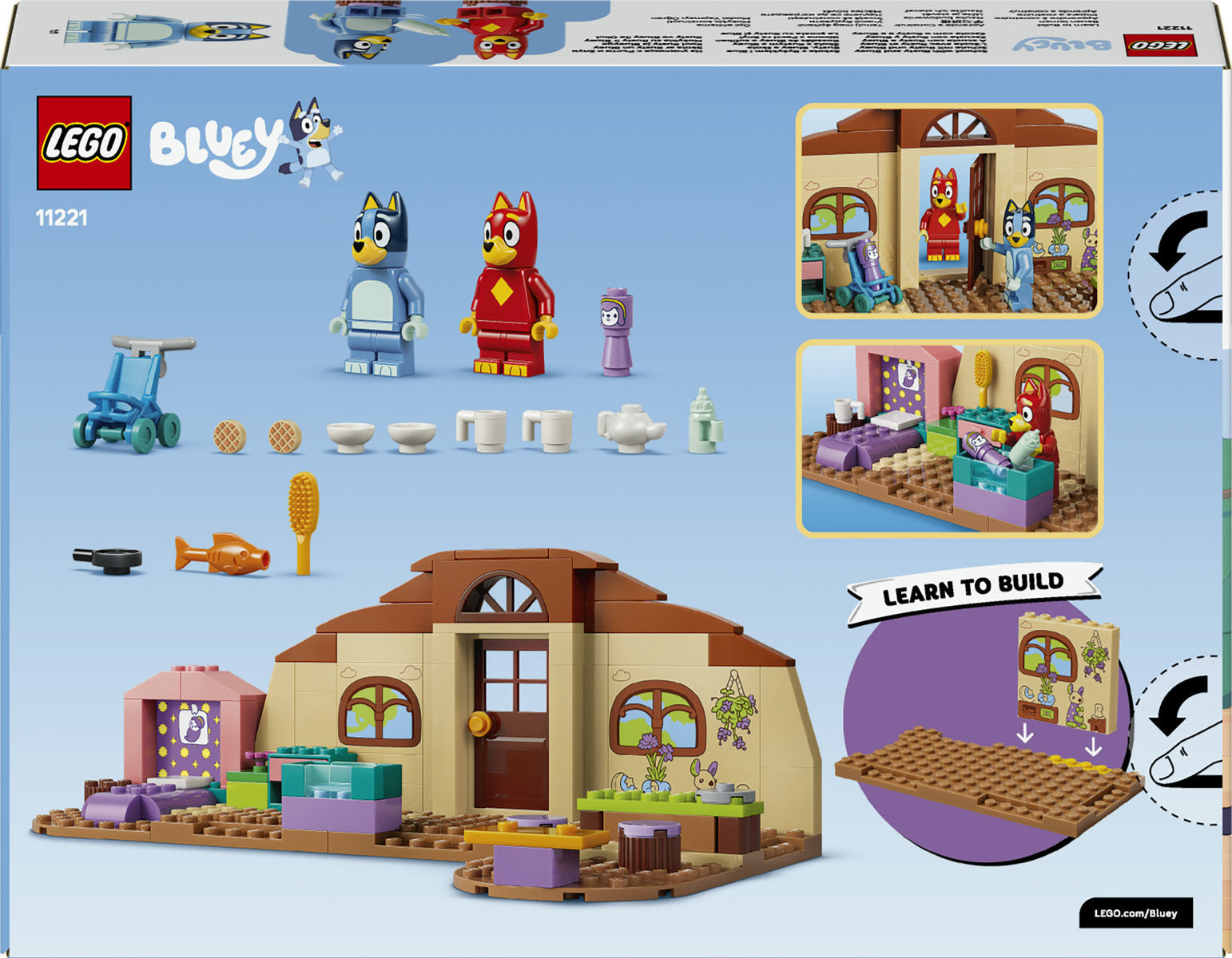 LEGO Bluey School with Rusty and Bluey Building Set 11221