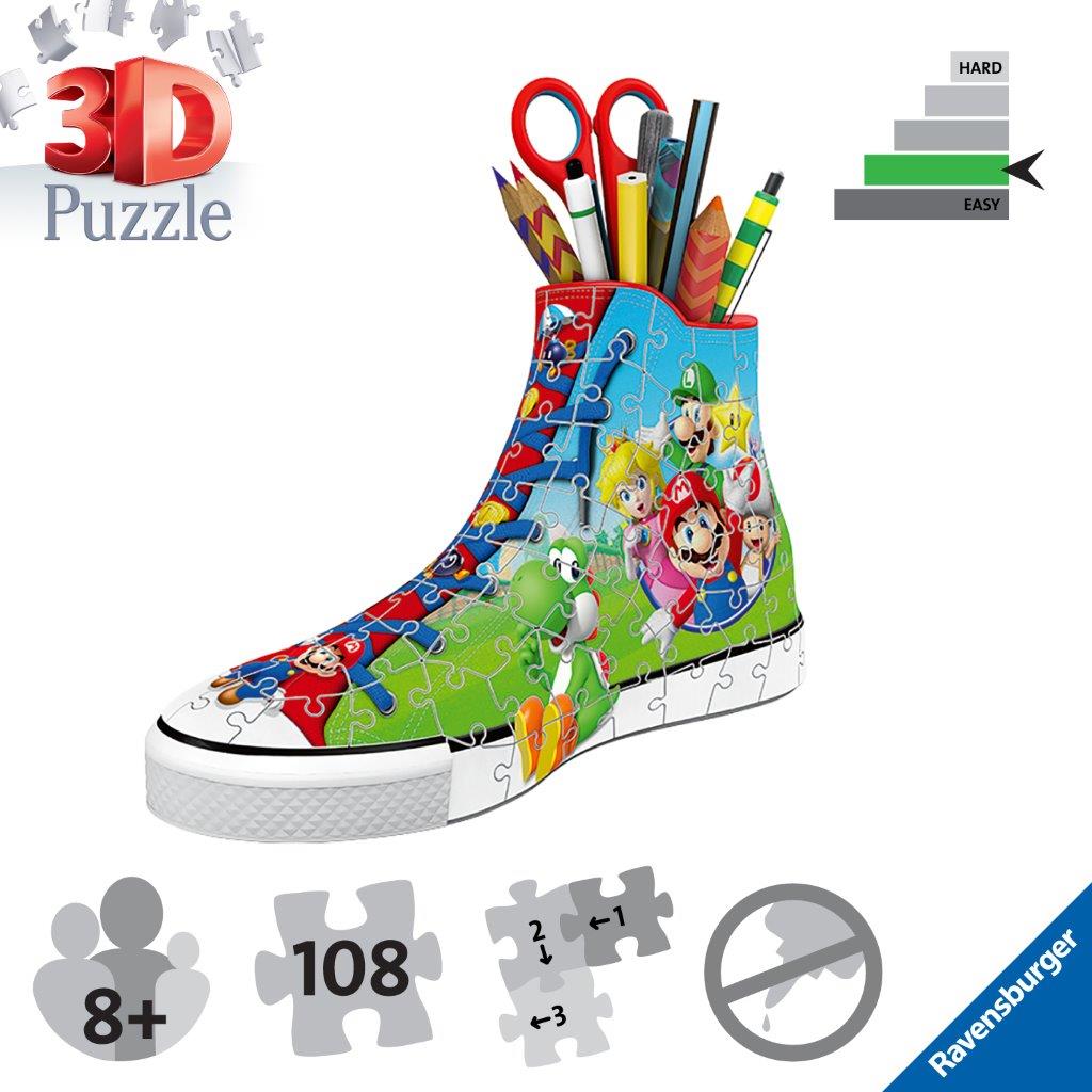 Ravensburger Super Mario Sneaker 108 Piece Puzzle Ball