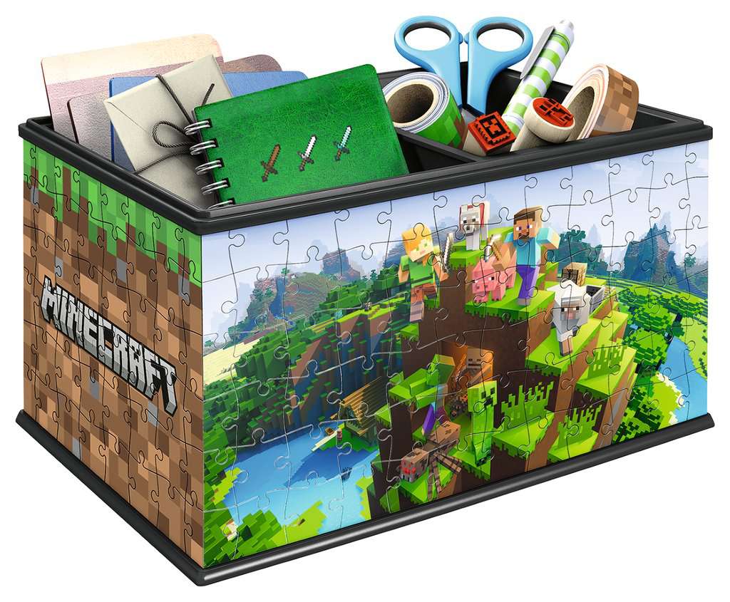 Ravensburger Minecraft Storage Box 216 Piece 3D Jigsaw Puzzle