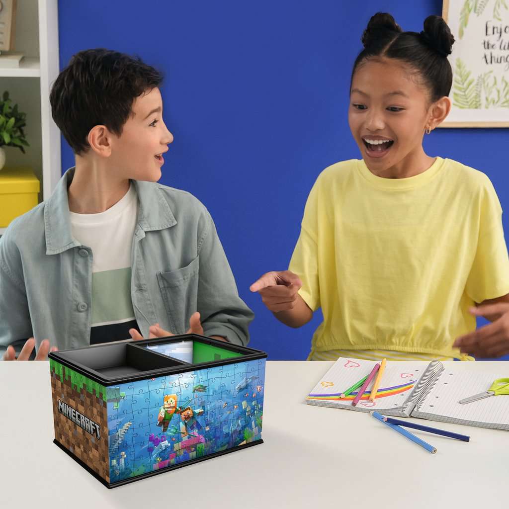 Ravensburger Minecraft Storage Box 216 Piece 3D Jigsaw Puzzle