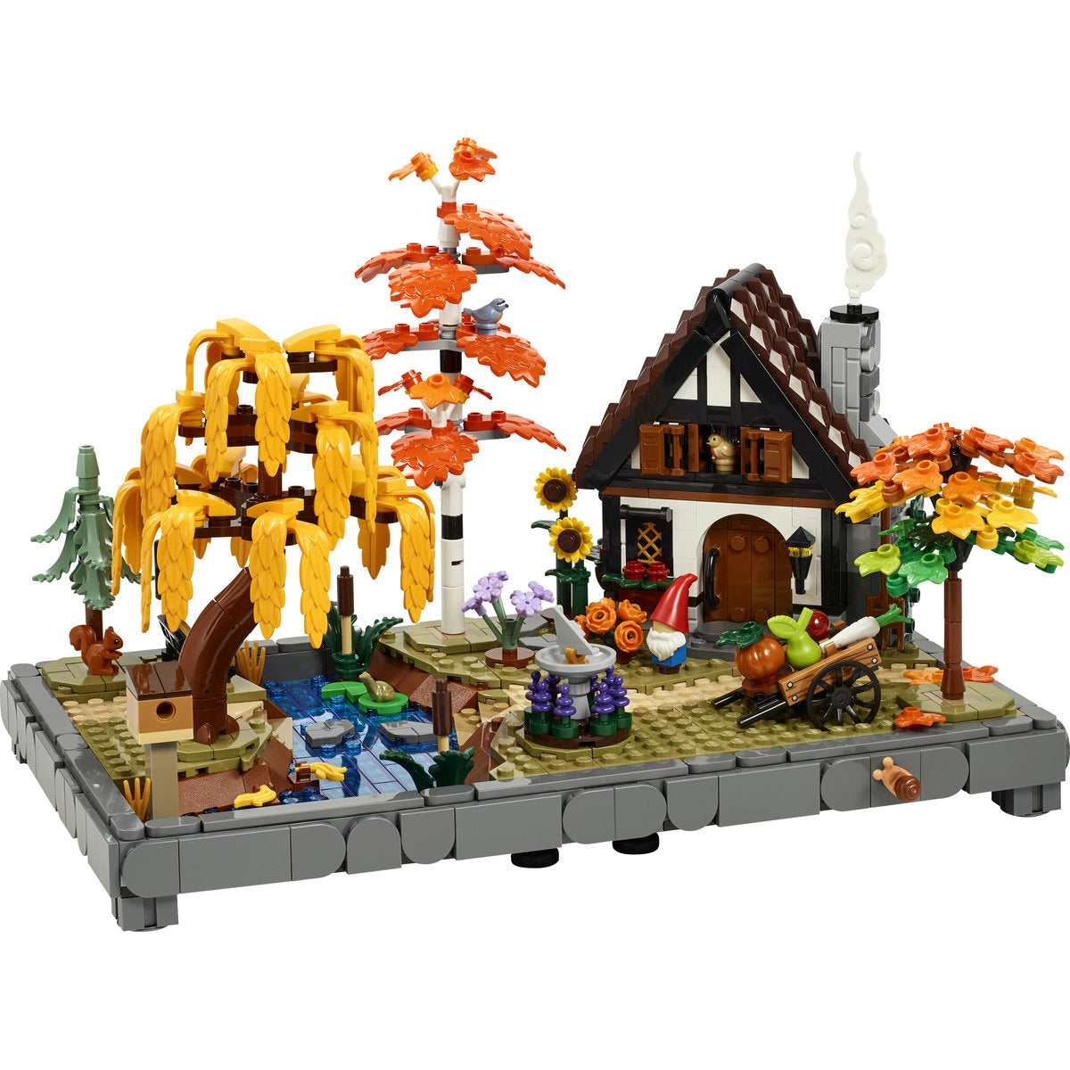 LEGO Icons Autumn Cottage Garden Model Kit 11372