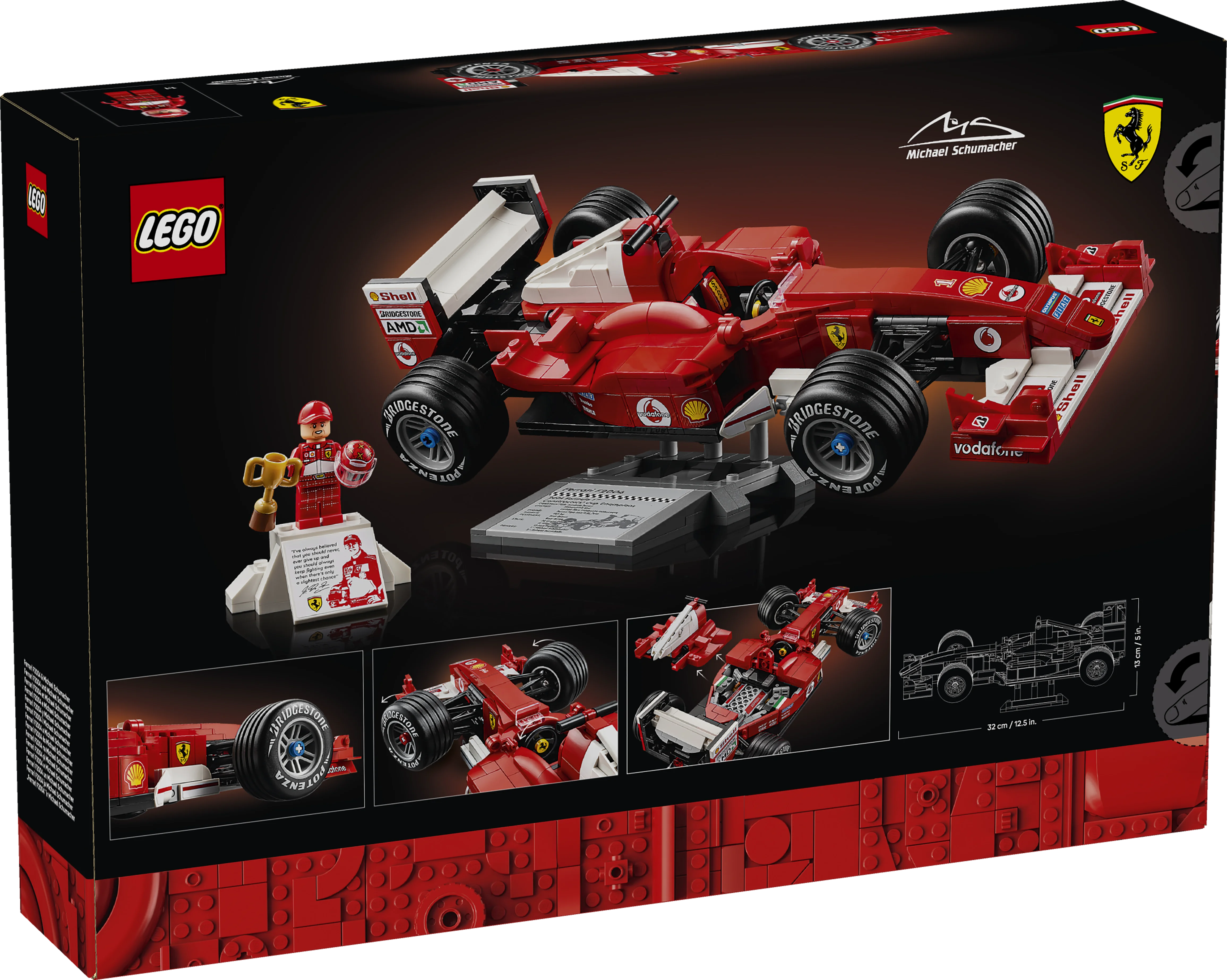 LEGO Icons Ferrari F2004 & Michael Schumacher 11375