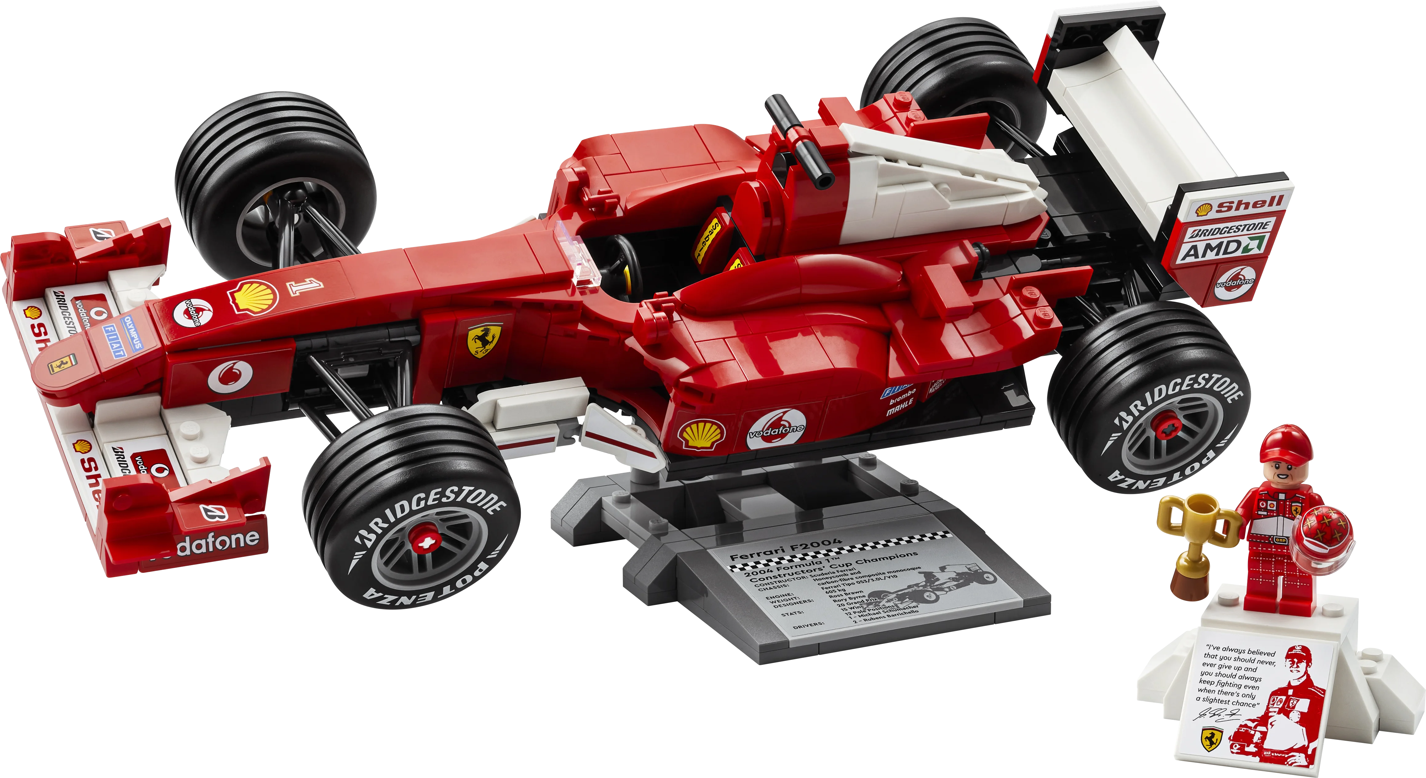 LEGO Icons Ferrari F2004 & Michael Schumacher 11375