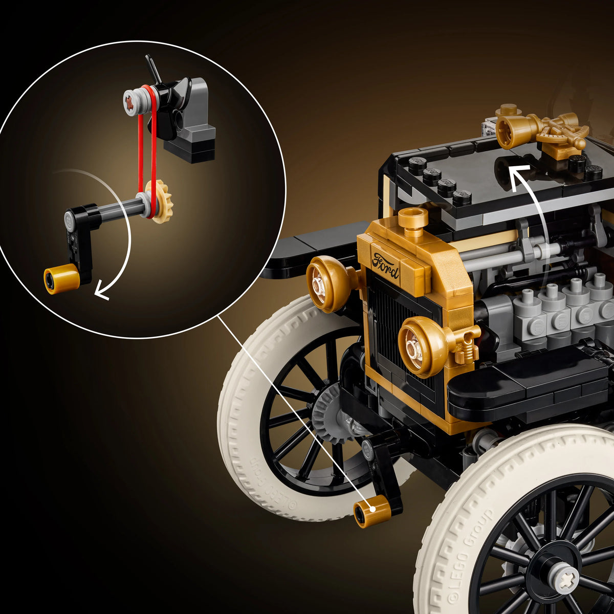 LEGO Icons Ford Model T Car Kit for Adults 11376