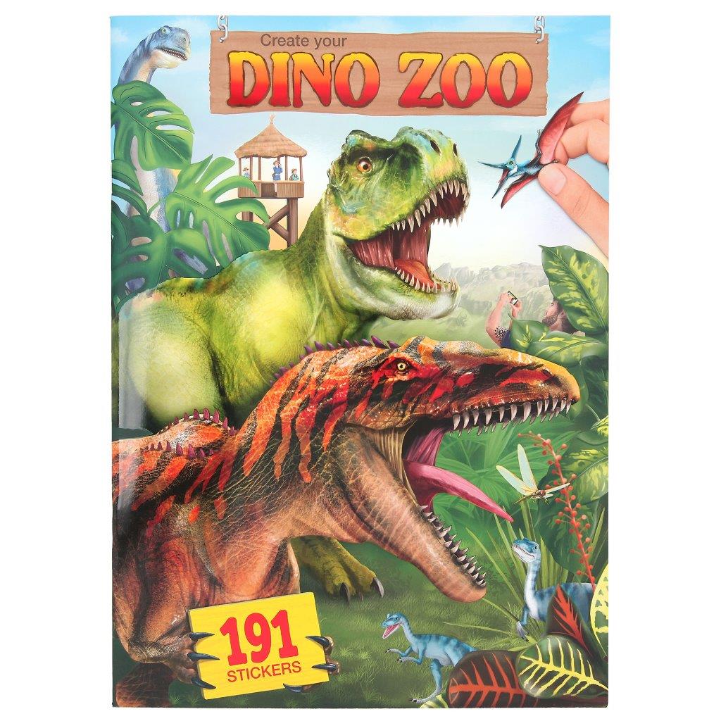 Dino World Create Your Own Zoo Activity and Sticker book